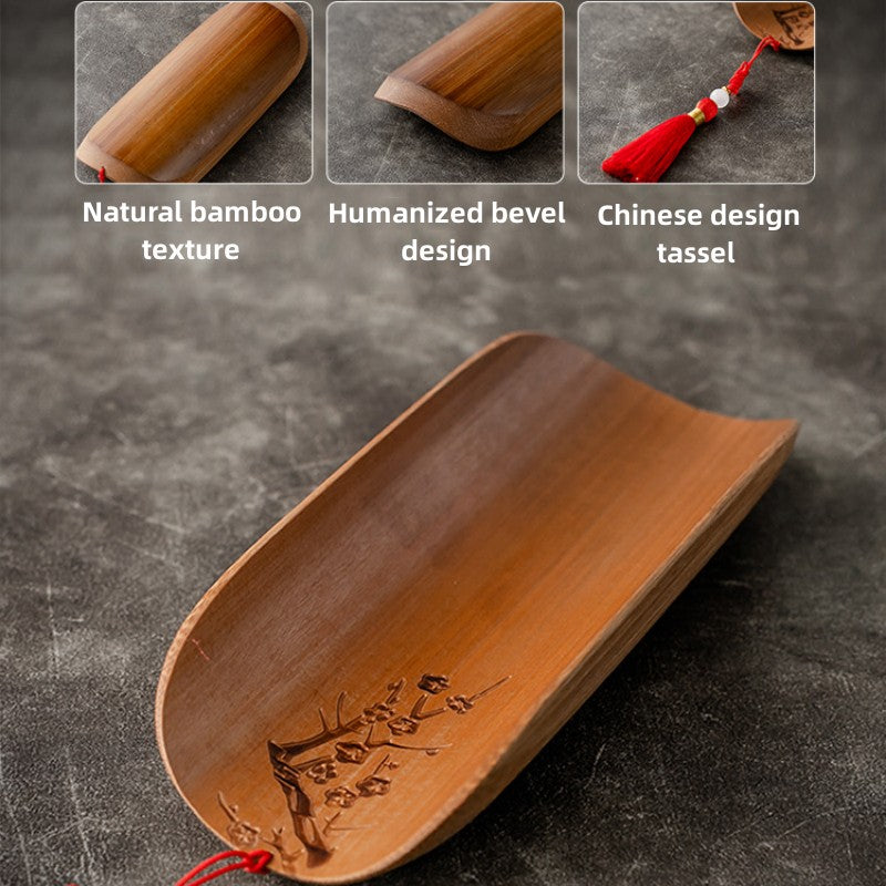 Natural Bamboo Tea Spoon Tea Ceremony Set|Bamboo Tea Accessories - TeaCeremonyLife