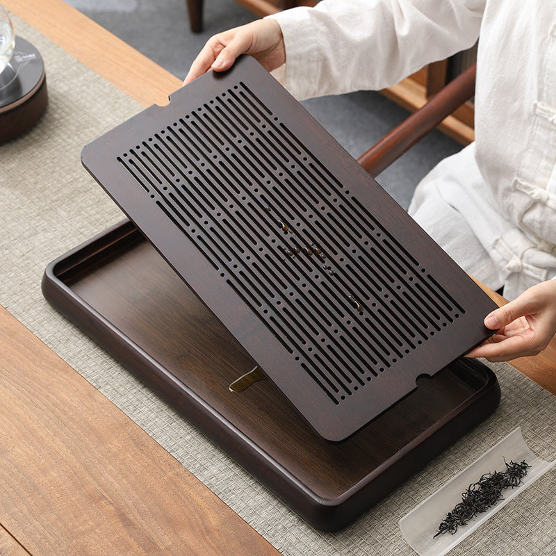 Bamboo Gong Fu Tea Tray|Tea Tray With Drainage - TeaCeremonyLife