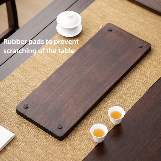 Wooden Tea Tray With Drainage|Chinese Kung Fu Tea Tray - TeaCeremonyLife