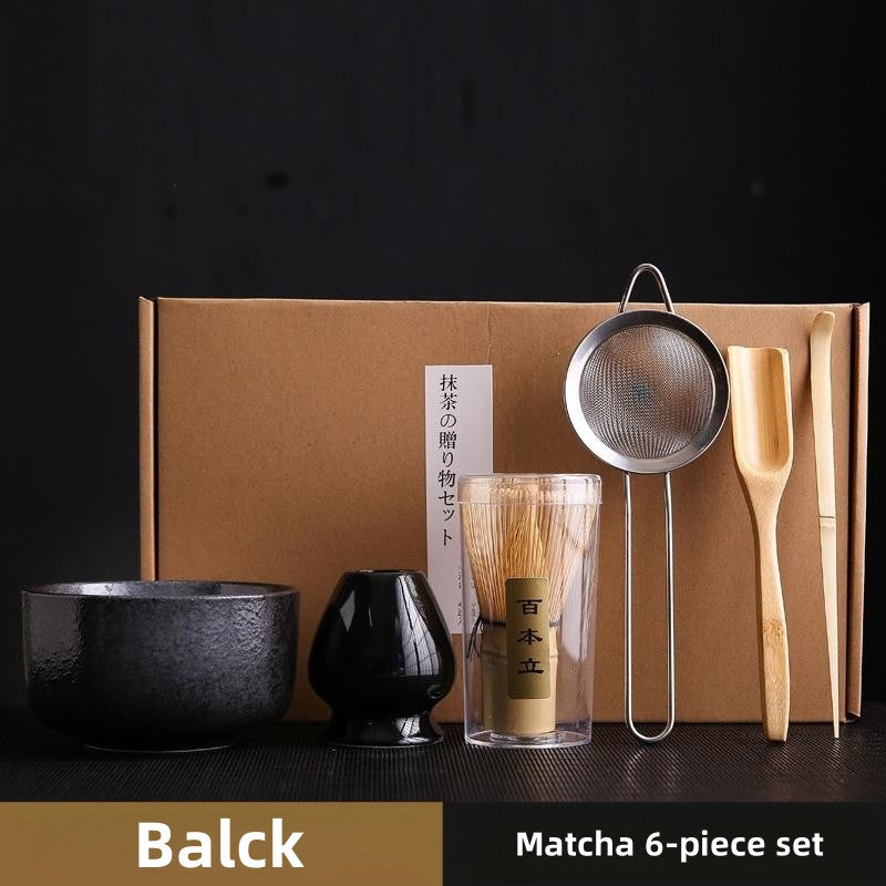 Ceramic Matcha Tea Set With Bamboo Whisk|Matcha Set With Chasen - TeaCeremonyLife