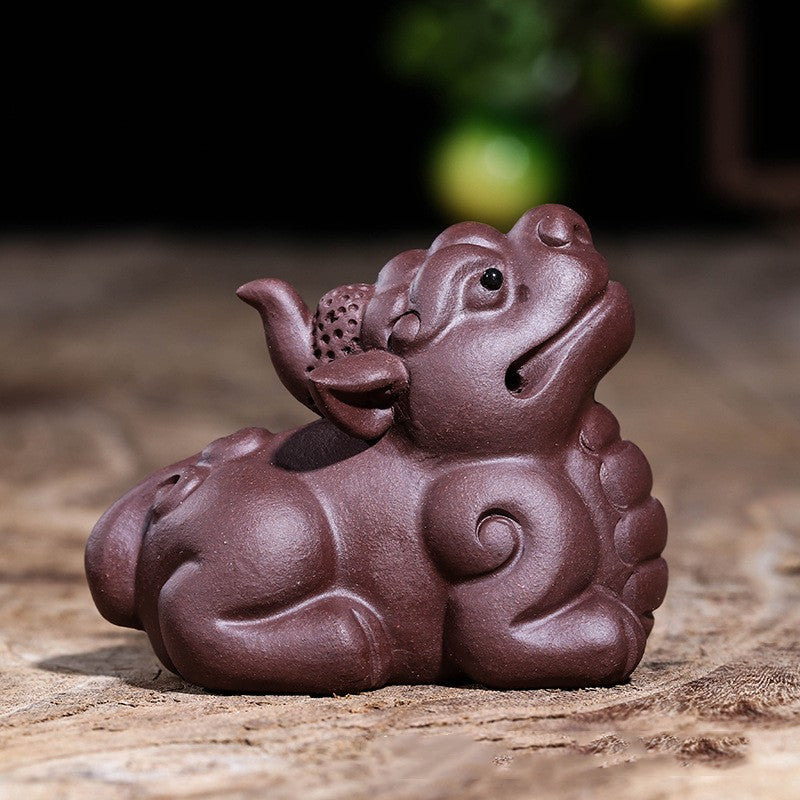 Purple Clay Tea Pet Pixiu|Tea Accessories|Home Decor